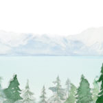 Lake Tahoe watercolor